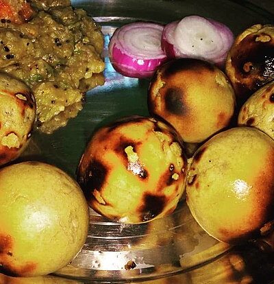 Litti With Chokha