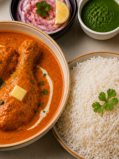 Butter Chicken Rice Combo