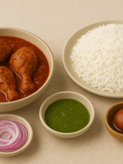 Champaran Chicken Rice Combo