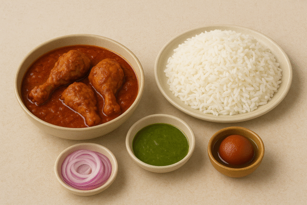Champaran Chicken Rice Combo