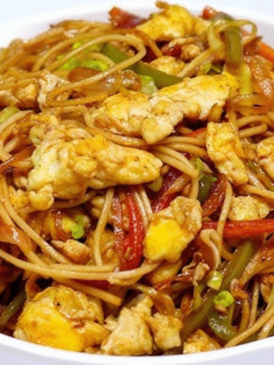 Egg Chilli Garlic Noodles