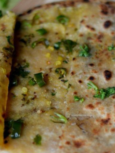 Green Chilli Paratha