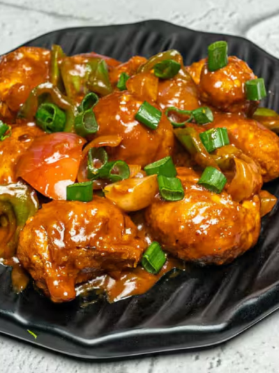 Veg Chilli Momos(Full)