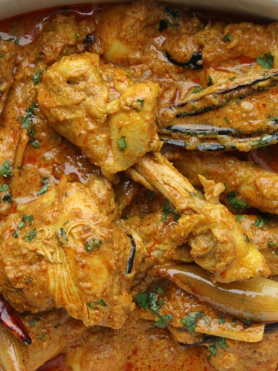 Chicken Do Pyaza(Half)