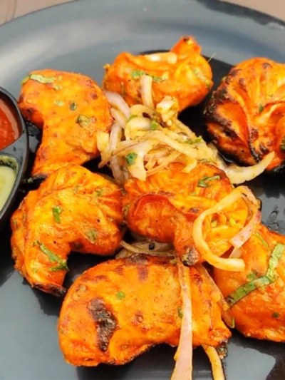 Chicken Tandoori Achari Momos(Full)