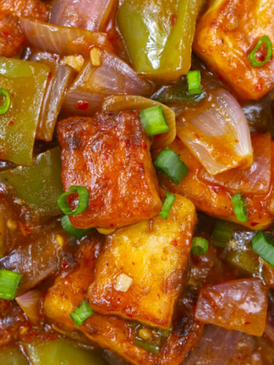 Chilli Paneer Gravy(Half)