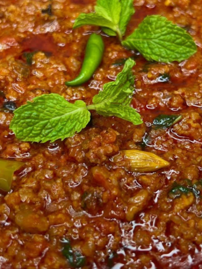 Mutton Keema Curry(Half)