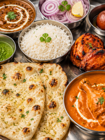 Chicken Deluxe Thali