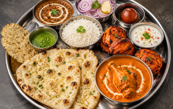 Chicken Deluxe Thali