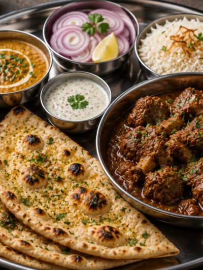 Mutton Deluxe Thali